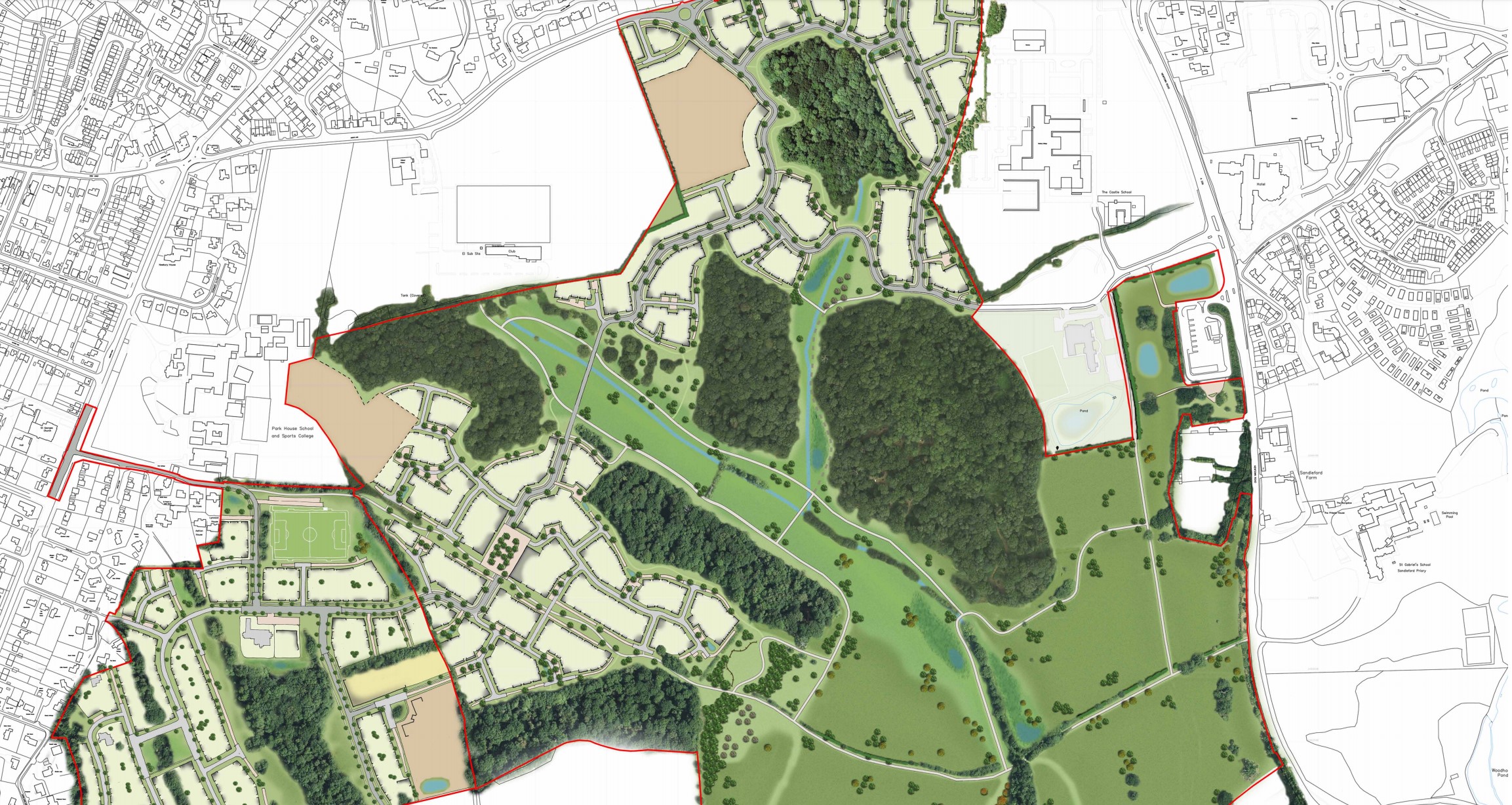 Sandleford Park App in for 1000 homes