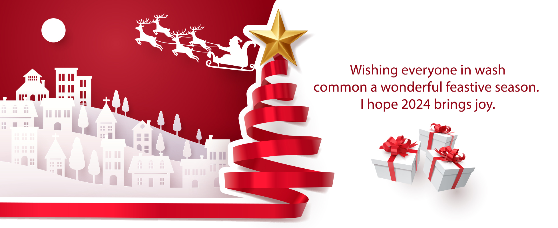 Seasons Greetings and here to a positive 2024